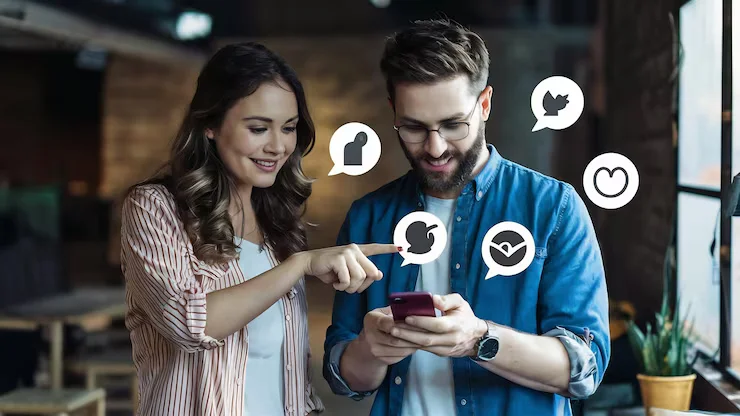 Using social media 