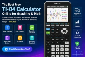 Free TI-84 Calculator Online for Graphing & Math